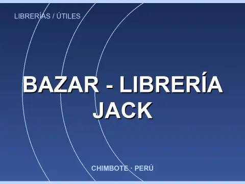 Bazar - Librería Jack