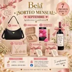 Sorteo mensual: 7 premios (septiembre)