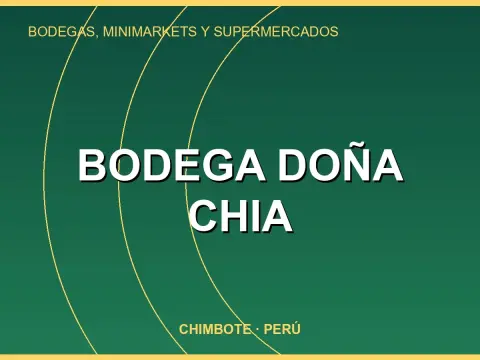 Bodega DOÑA CHIA