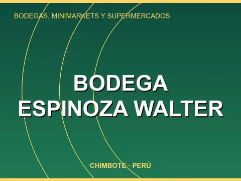 Bodega espinoza walter