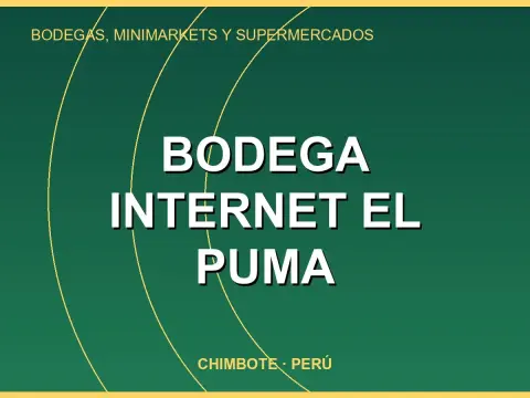 Bodega Internet El Puma