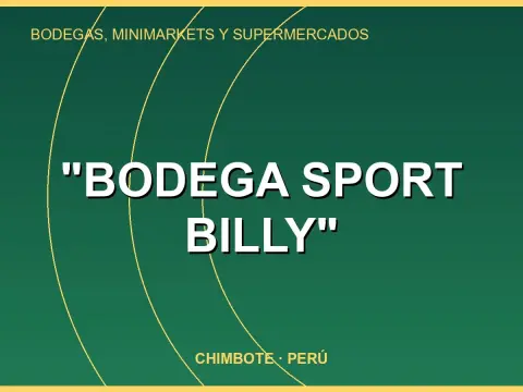 "Bodega Sport Billy"