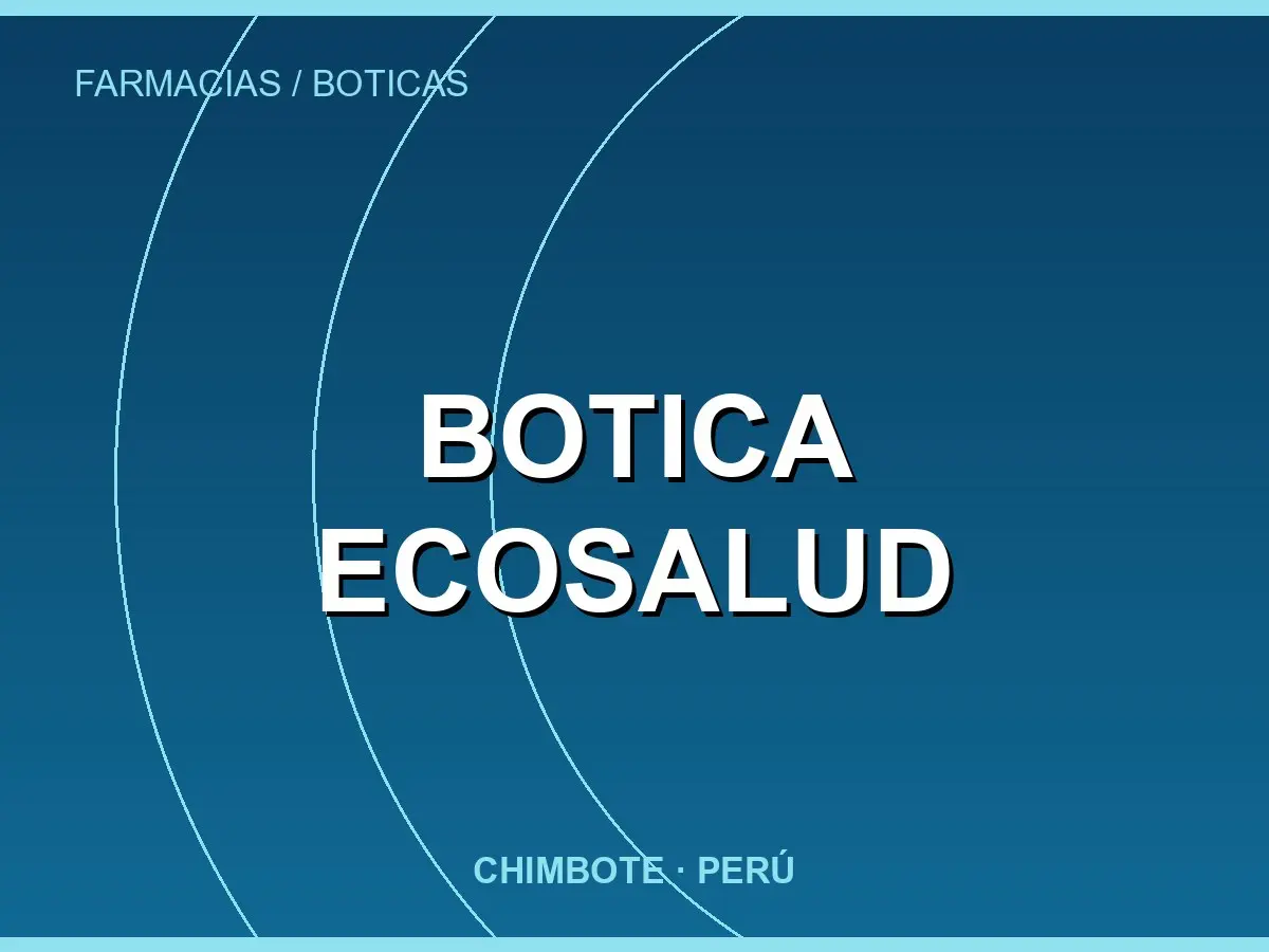 Abrir tarjeta de Botica EcoSalud