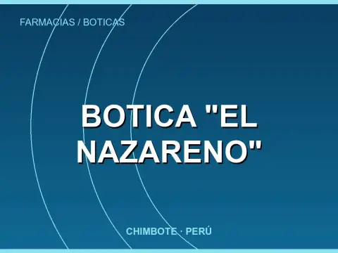 Botica "El Nazareno"