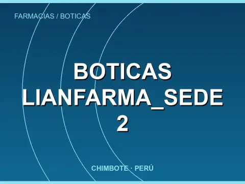 Boticas Lianfarma_sede 2