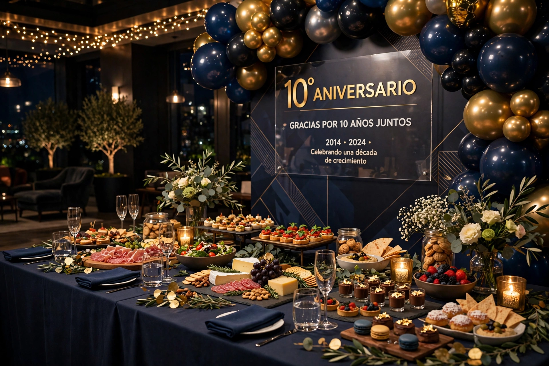 Buffet Aniversario de empresa · 70 personas