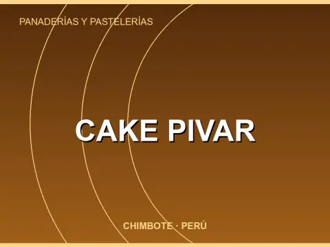 CAKE PIVAR