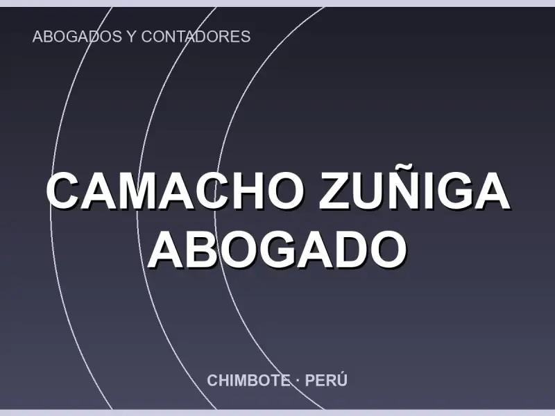 Camacho Zuñiga Abogado