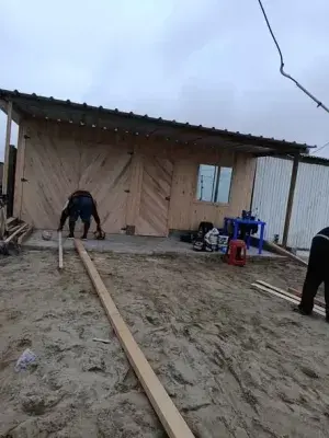 Armado e instalación de casa prefabricada