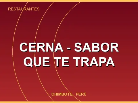 Cerna - Sabor que te trapa