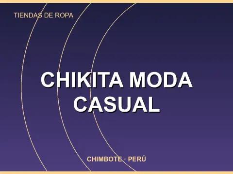 Chikita moda casual