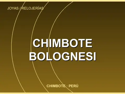 Chimbote bolognesi
