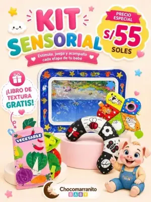 Kit sensorial con libro de textura de regalo