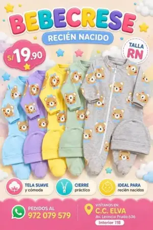 Bebecrés recién nacido talla RN