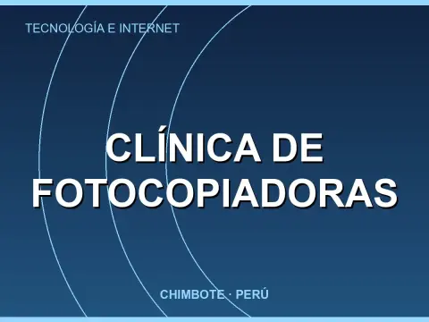 Clínica de fotocopiadoras