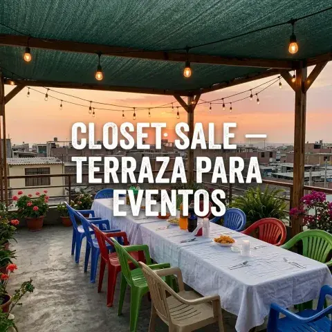 Closet Sale — Terraza para eventos