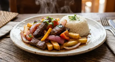 Lomo Saltado Criollo (mín. 40 platos)