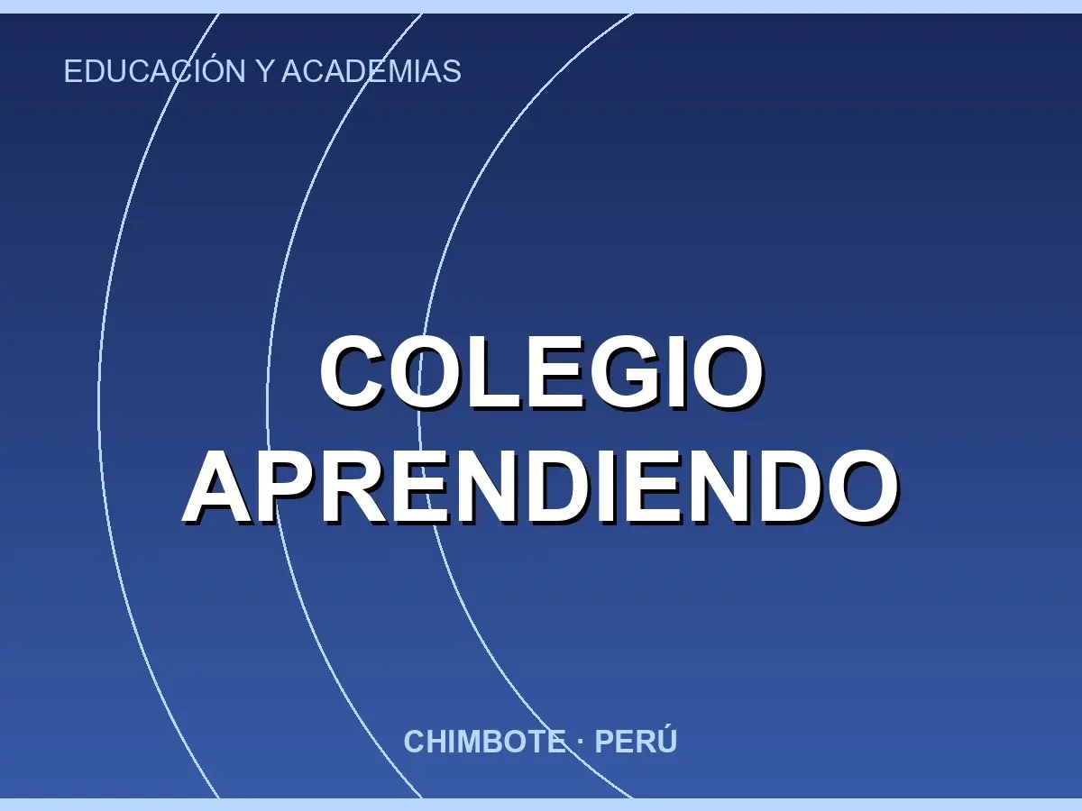 Abrir tarjeta de Colegio Aprendiendo