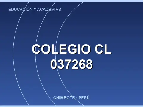 Colegio CL 037268