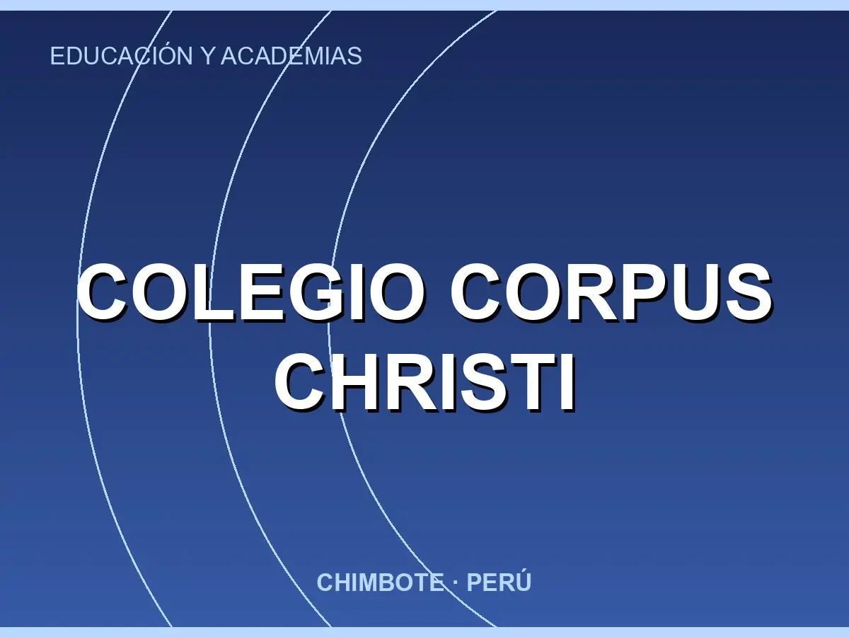 Abrir tarjeta de Colegio Corpus Christi