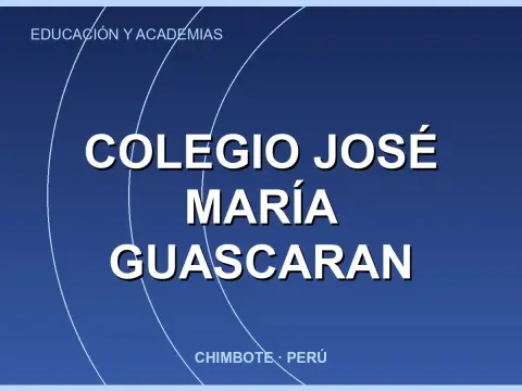 Colegio José María guascaran