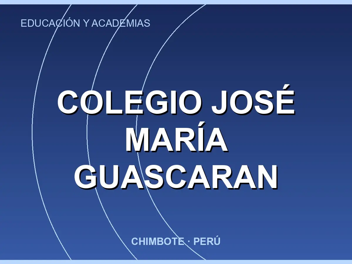 Abrir tarjeta de Colegio José María guascaran