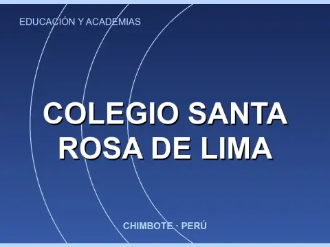 Colegio santa rosa de lima
