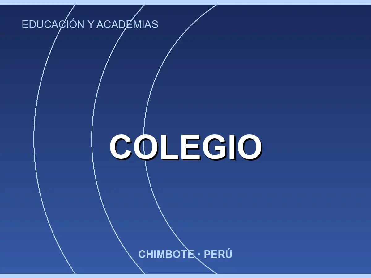 Abrir tarjeta de Colegio