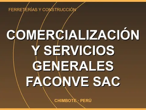 Comercialización y servicios generales FACONVE sac