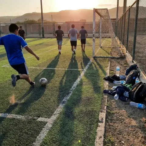 Cancha de grass sintético