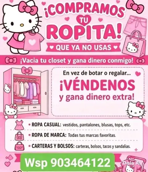 Compramos tu ropa casual y de marca