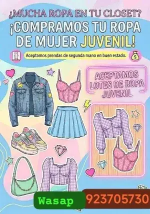 Compraventa de Ropa de Mujer Juvenil