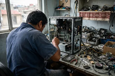 Reparación de computadoras PC que no encienden