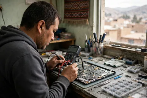 Reparación de laptops que no encienden o se apagan solas