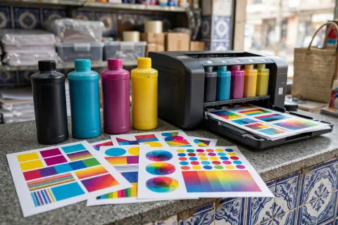 Venta de tinta para sistema continuo (botellas por color)