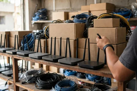 Venta e instalación de routers, switches y access points
