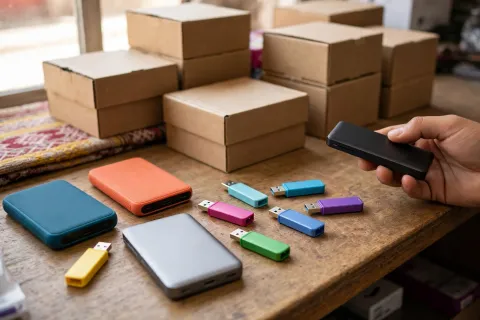 Venta de discos externos, memorias USB y almacenamiento portátil