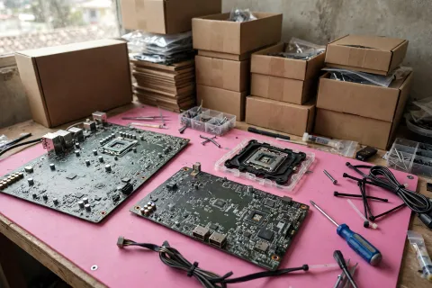 Venta de tarjetas madre y procesadores para PC
