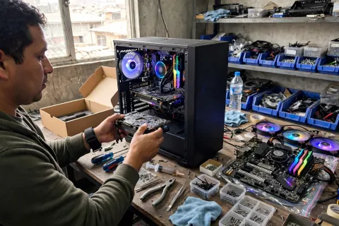 Armado de computadoras PC a medida (oficina, diseño y gaming)