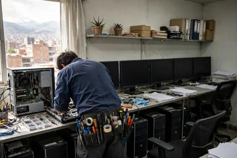 Mantenimiento de computadoras y soporte para empresas y oficinas