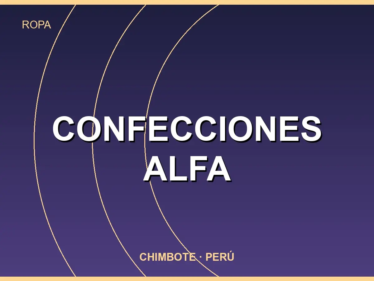 Abrir tarjeta de Confecciones ALFA