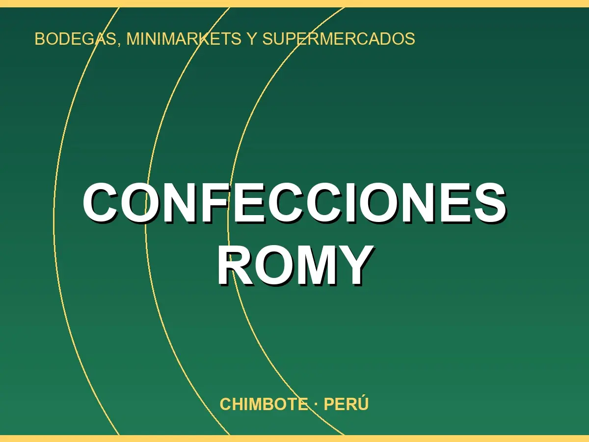 Abrir tarjeta de Confecciones Romy