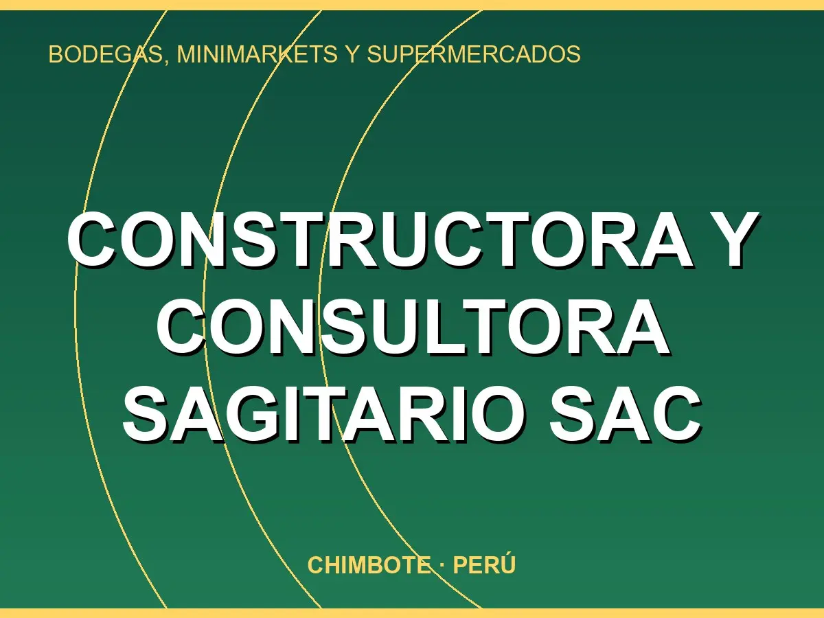 Abrir tarjeta de Constructora y Consultora Sagitario SAC