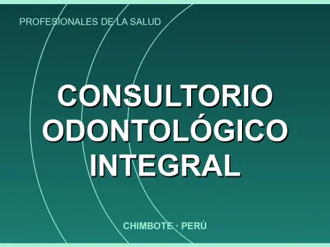 Consultorio odontológico integral