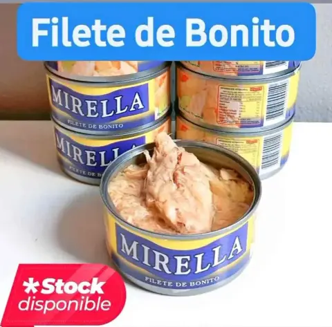 Filete de bonito en aceite vegetal (marca Mirella)