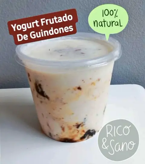 Yogurt frutado de guindones
