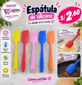 Espátula de silicona para cocina, colores surtidos