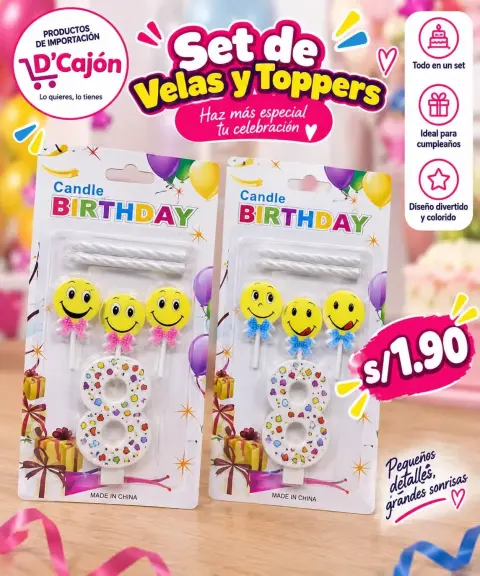 Taper de vidrio doble compartimento 1040 ml