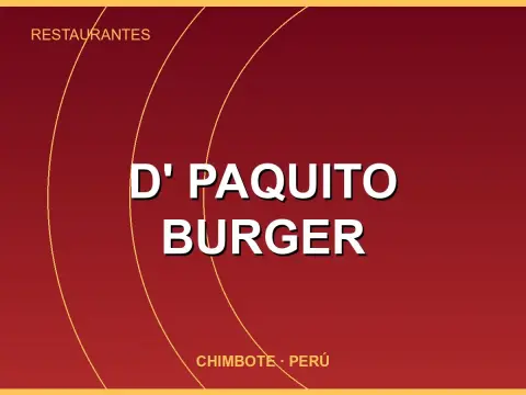 D' Paquito Burger