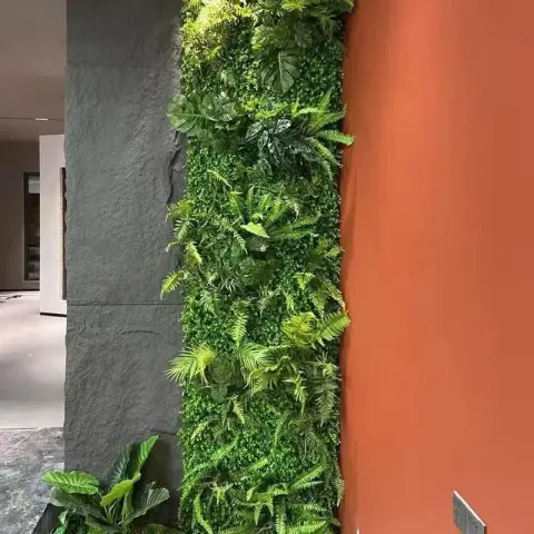 Panel de césped artificial para pared (muro verde) — 0.40 × 0.60 m